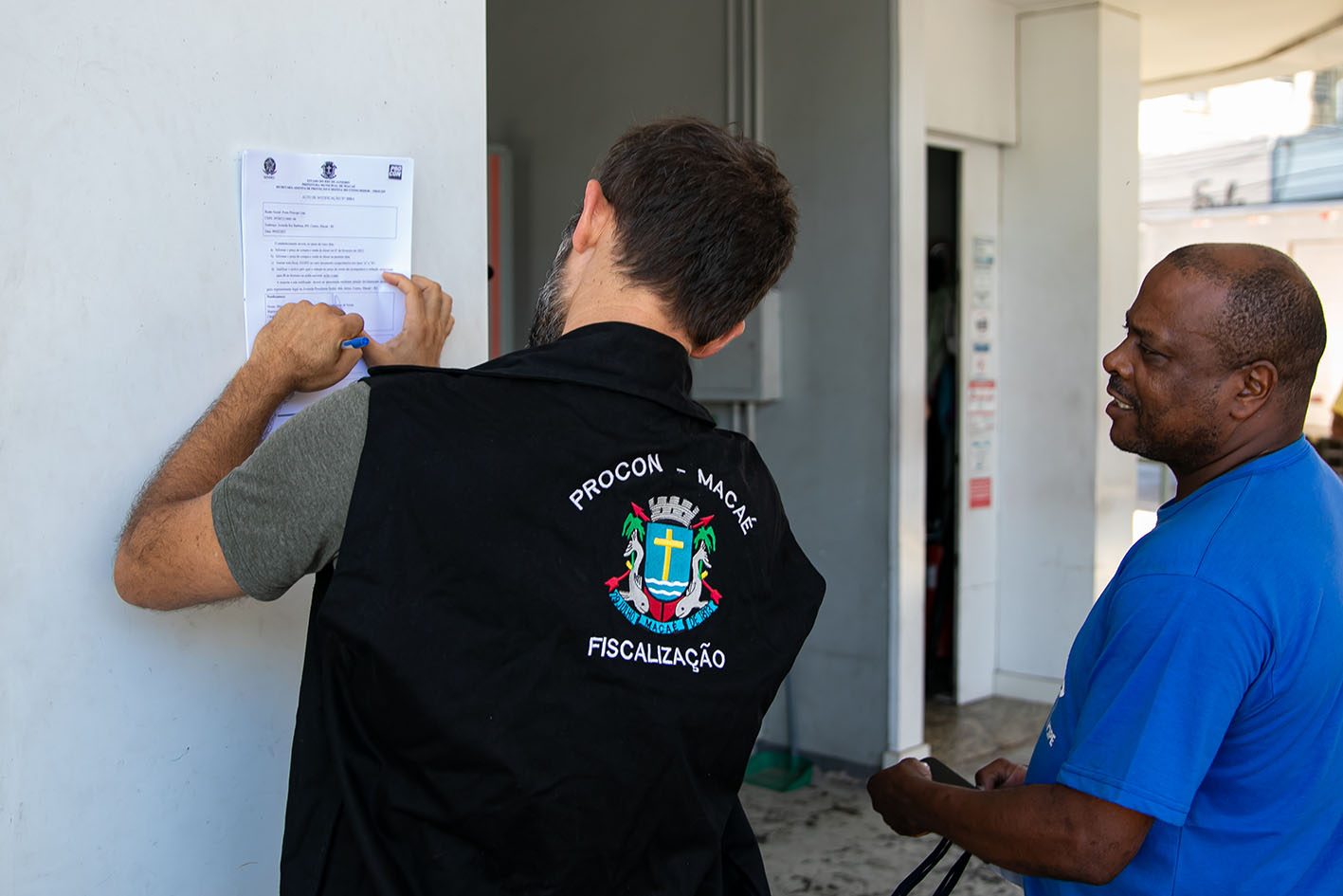 Fiscalização do Procon em posto de combustível. Macaé/RJ. Data: 09/02/2023. Foto: Rui Porto Filho