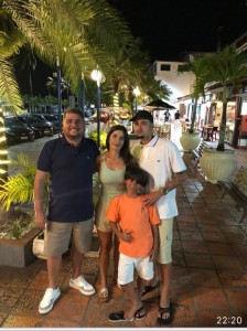 Luiz Fernando, Daiana Barreto Eduardo, Dudu Neves e Daniel Henrique em um "Tur" Pela Região dos Lagos. Na foto Canal Cabo Frio