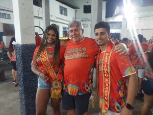 Alexandre Magno, Chefe de Gabinete, entre o Casal do Verão SJB Carol Escafura e Lucas Gomes
