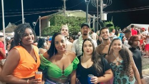 Tropa de Elite na Folia: Larissa Campos, Tassiana Santtana, Jeferson Dutra, Guilia Caetano, Alyson Viana Myllena Rangel e Jorge Aparecido