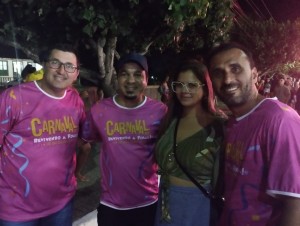 Josué Fiorani, Thiago Araujo (Subsecretário de Turismo e Lazer), Kathellen Magalhães e Marcelo Paes