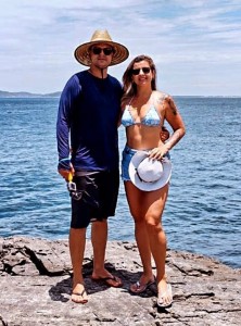 Os Queridos Marcos Machado e Elaini Silva, em Cabo Frio