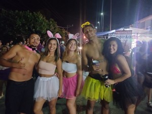 Amigos da Folia no encerramento do Carnaval em Grussai