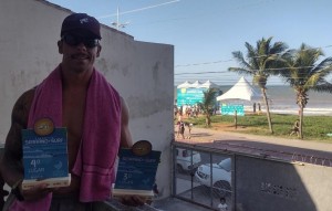 O Surfista Sanjoanense Rodolfo Queiroz, em foto para a Coluna Circulando