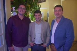 Alan Júnior, Felipe Miranda e Klaus Lisboa